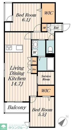 PLACIDO.Nの物件間取画像